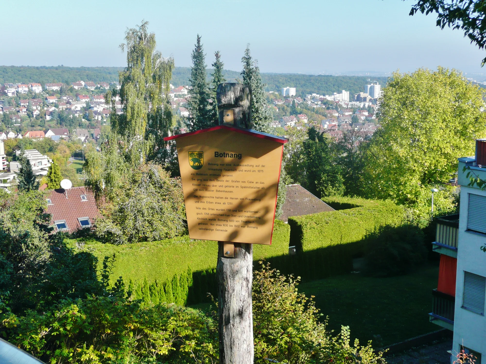 Ortsansicht von Stuttgart-Botnang