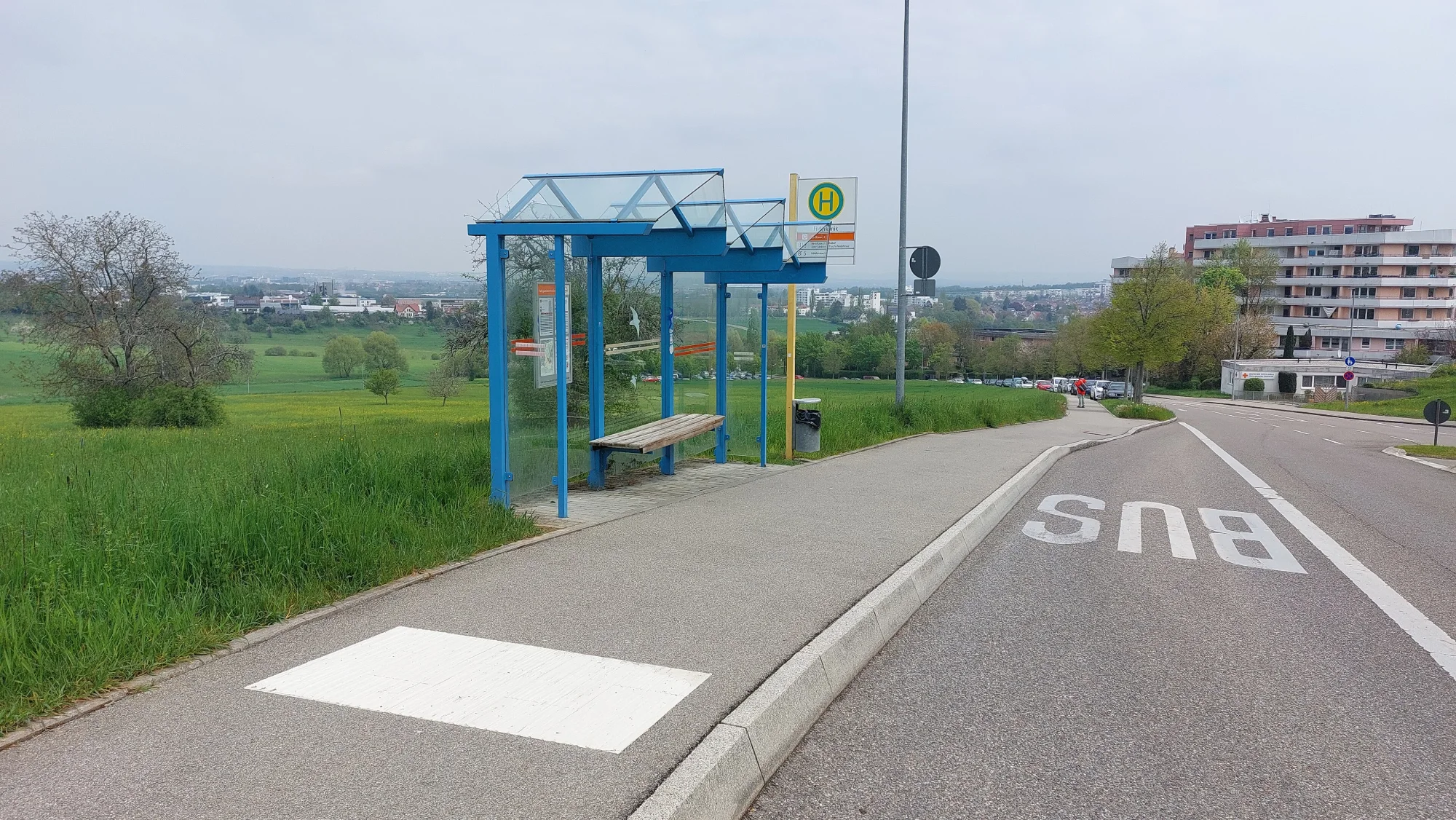 Bushaltestelle in Filderstadt