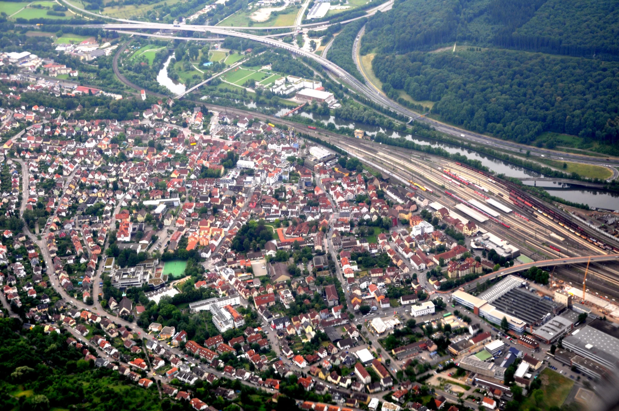 Plochingen, Luftbild
