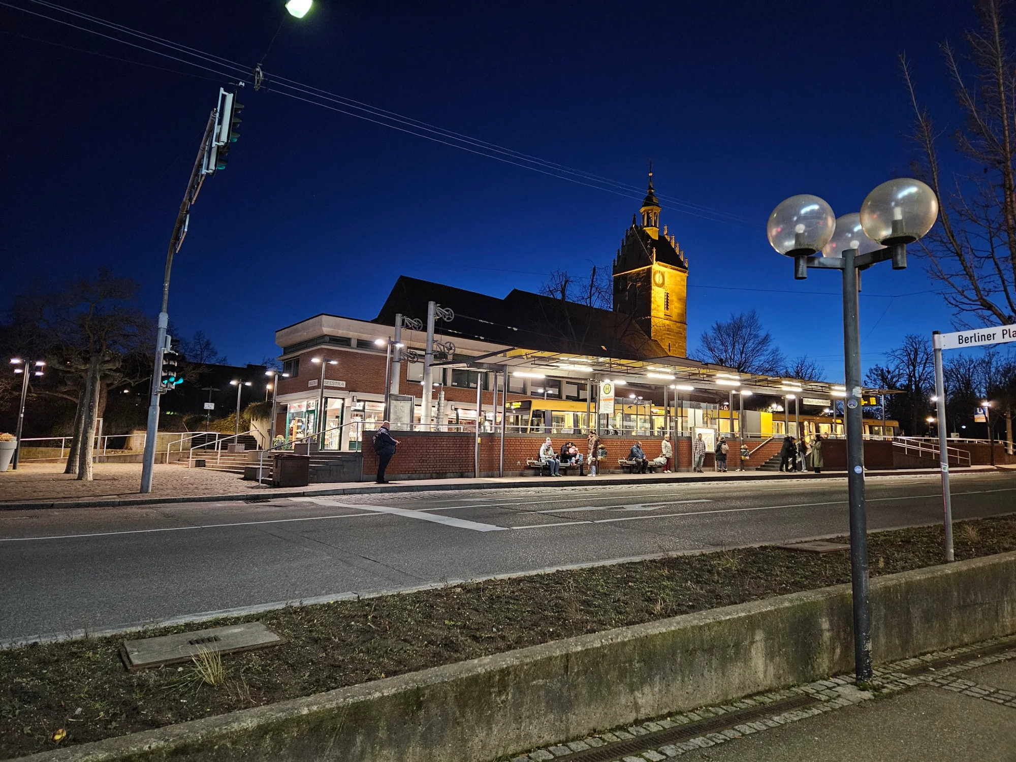 Fellbach Lutherkirche Bushaltestelle
